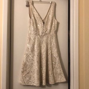 beautiful sparkly white dress